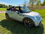 Mini 1.6 16V Cooper S Cabrio Full options 100% genieten!!, Gebruikt, Cabriolet, Leder, Bruin