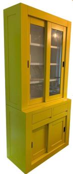 Buffetkast geel design soft close 100cm, Huis en Inrichting, Ophalen of Verzenden, Nieuw