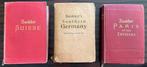Set of 3 Karl Baedeck Travelbooks - - Baedekers Southern