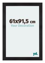 Fotolijst 61x91,5 cm - Zwart Houtnerf - MDF - Mura, Verzenden, Nieuw