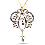 Zonder minimumprijs - Ketting met hanger - 8 karaat Zilver,