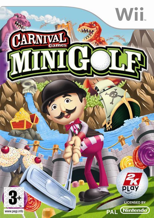 Carnival Games Mini Golf-Standaard (Wii) Gebruikt, Spelcomputers en Games, Games | Nintendo Wii, Zo goed als nieuw, Ophalen of Verzenden