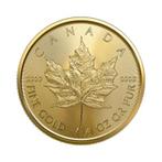1/4 troy ounce gouden Maple Leaf munt 2023/2024, Postzegels en Munten, Edelmetalen en Baren, Ophalen of Verzenden