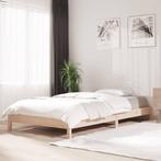 vidaXL Bed stapelbaar 75x190 cm massief grenenhout, Huis en Inrichting, Eenpersoons, Bruin, Verzenden, Nieuw