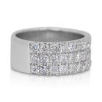 Ring - 14 karaat Witgoud - 2.03ct. tw. Diamant (Natuurlijk), Sieraden, Tassen en Uiterlijk, Ringen, Nieuw