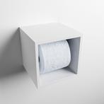 MONDIAZ Easy Toiletrolhouder CUBE 160 solid surface  16x16cm, Ophalen of Verzenden, Nieuw, Bad