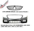 Mercedes C-Klasse W205 C63 AMG Voorbumper | 2018-2021 | GTR, Auto-onderdelen, Voor, Mercedes-Benz, Nieuw, Ophalen of Verzenden