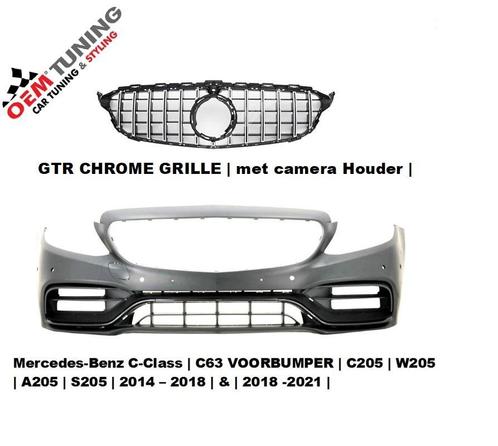 Mercedes C-Klasse W205 C63 AMG Voorbumper | 2018-2021 | GTR, Auto-onderdelen, Carrosserie en Plaatwerk, Voor, Bumper, Mercedes-Benz