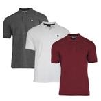 Donnay Donnay Heren - 3-Pack - Polo shirt Noah - Donkergrijs, Verzenden, Nieuw