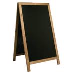 Krijt Stoepbord van Teakhout | 68x(H)120cm, Verzenden, Nieuw in verpakking