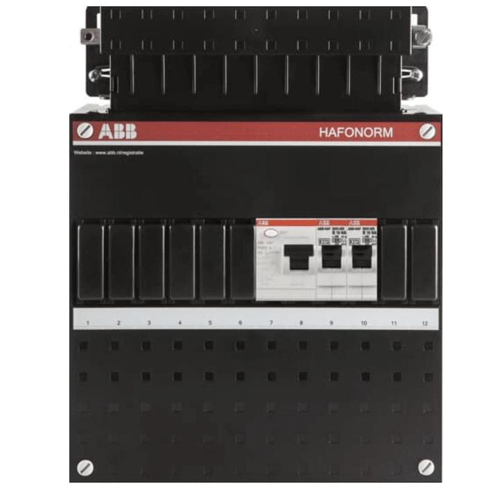 ABB uitbreidingsgroepenkast 1 fase 1 aardlekschakelaars 2, Doe-het-zelf en Verbouw, Elektra en Kabels, Ophalen of Verzenden