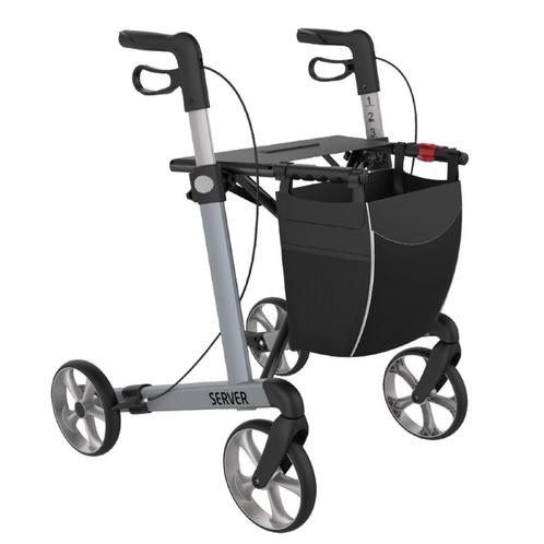 Rehasense Server lichtgewicht rollator STANDARD - Ice blue, Diversen, Rollators, Ophalen of Verzenden