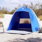 vidaXL Strandtent 3-persoons waterdicht azuurblauw, Caravans en Kamperen, Tenten, Verzenden, Nieuw, Tot en met 2