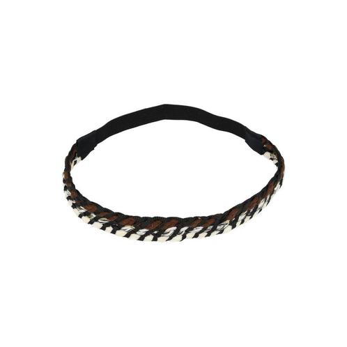 Haarband Gevlochten Koord Bruin Wit – Modieus en Comfortabel, Sieraden, Tassen en Uiterlijk, Uiterlijk | Haarverzorging