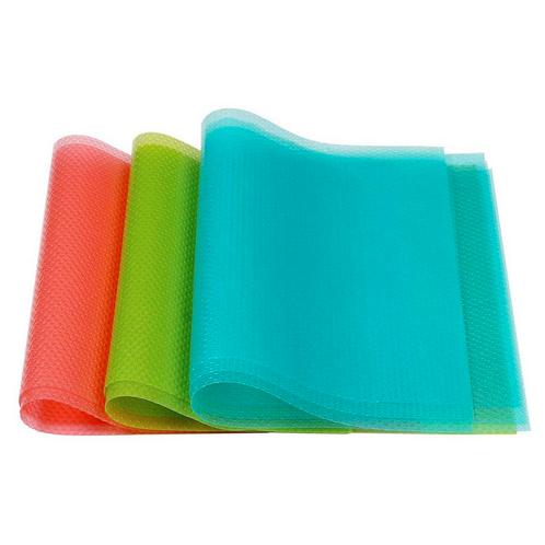Koelkastmatten - Placemat - 9 stuks - Siliconen - 45 x 29 cm, Huis en Inrichting, Keuken | Keukenbenodigdheden, Nieuw, Verzenden