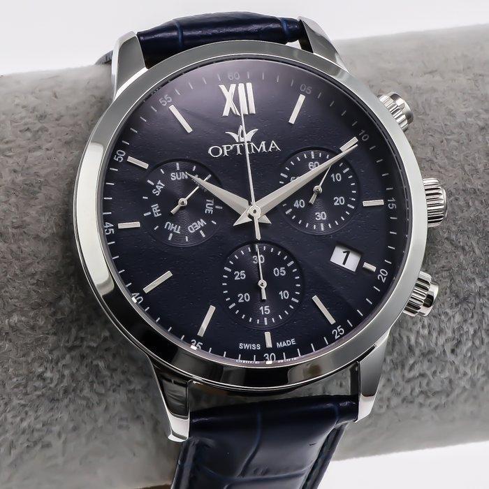 Optima - Swiss Chronograph - OSC450-SL-9 - Zonder, Sieraden, Tassen en Uiterlijk, Horloges | Heren