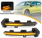 Dynamisch knipperlicht ZWART in spiegel voor VW Golf 8, Auto-onderdelen, Nieuw
