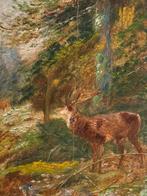 Austrian School (XIX-XX) - Hirsch im Wald