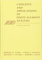 Concepts & Applications Finite Element 9780471356059, Boeken, Verzenden, Gelezen, Robert D Cook
