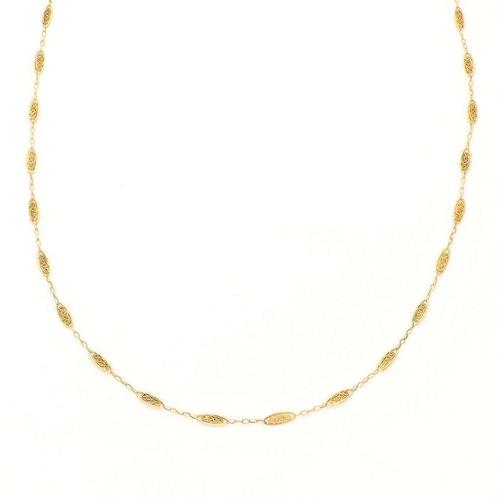 Ketting - 18 karaat Geel goud, Sieraden, Tassen en Uiterlijk, Antieke sieraden