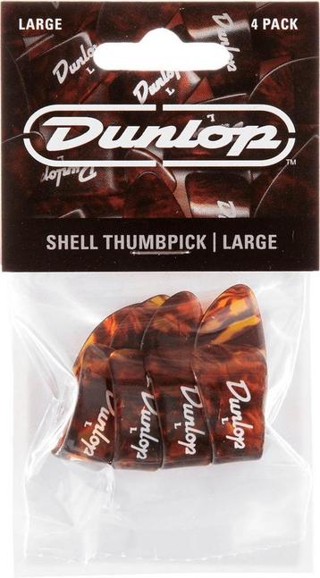 Jim Dunlop 9023 rechtshandige duimplectrum medium 4-pack beschikbaar voor biedingen