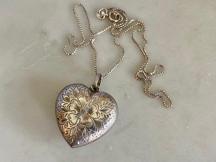 Zonder Minimumprijs - Ketting met hanger Zilver, Sieraden, Tassen en Uiterlijk, Antieke sieraden