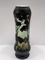 Daum Frères - Vaas - Glas - landschap, Antiek en Kunst, Antiek | Glas en Kristal