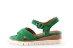 Tamaris Sandalen in maat 38 Groen | 10% extra korting, Tamaris, Verzenden, Sandalen of Muiltjes, Zo goed als nieuw