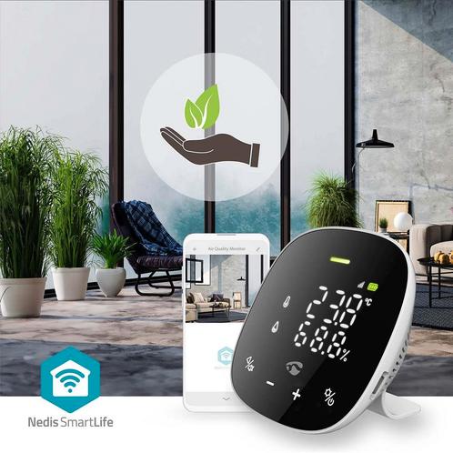 Slimme Luchtkwaliteitsmonitor wifi Koolstofdioxide / CO2, Doe-het-zelf en Verbouw, Meetapparatuur, Nieuw, Verzenden