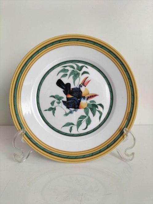 Hermès - Bord - Porselein - Toucans-collectie, Antiek en Kunst, Antiek | Meubels | Tafels