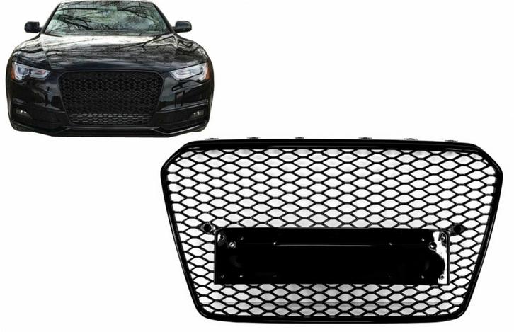 Grill Zonder Logo AUDI A5 8T (2012-2015) RS Design Glans, Auto-onderdelen, Overige Auto-onderdelen, Ophalen of Verzenden