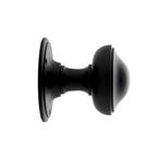 Deurknop 80mm - Rond draaibaar zwart, Nieuw, Ophalen of Verzenden