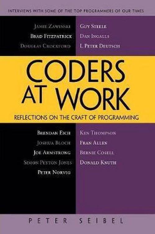 9781430219484 Coders At Work | Tweedehands, Boeken, Schoolboeken, Zo goed als nieuw, Verzenden