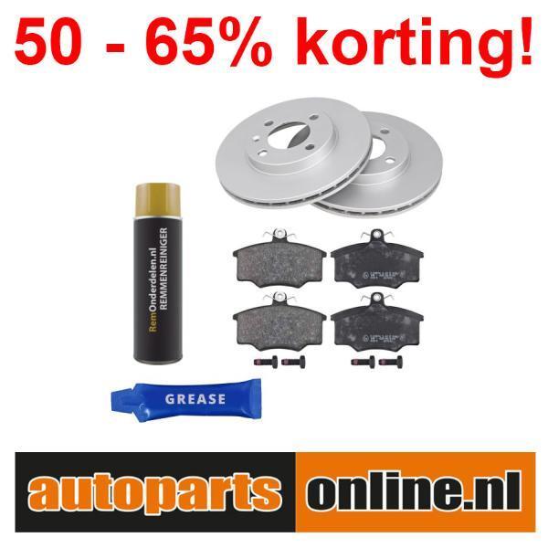 Remschijven + Remblokken Audi 80 voorzijde, Auto-onderdelen, Besturing, Nieuw, Audi, Verzenden