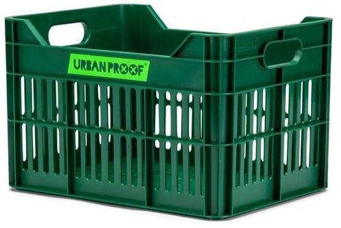 URBAN PROOF Kinderfiets Fietskrat 15L Junior Retro Groen, Fietsen en Brommers, Fietsaccessoires | Fietsmanden, Nieuw, Verzenden