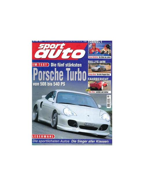 2001 SPORT AUTO MAGAZINE 01 DUITS, Boeken, Auto's | Folders en Tijdschriften