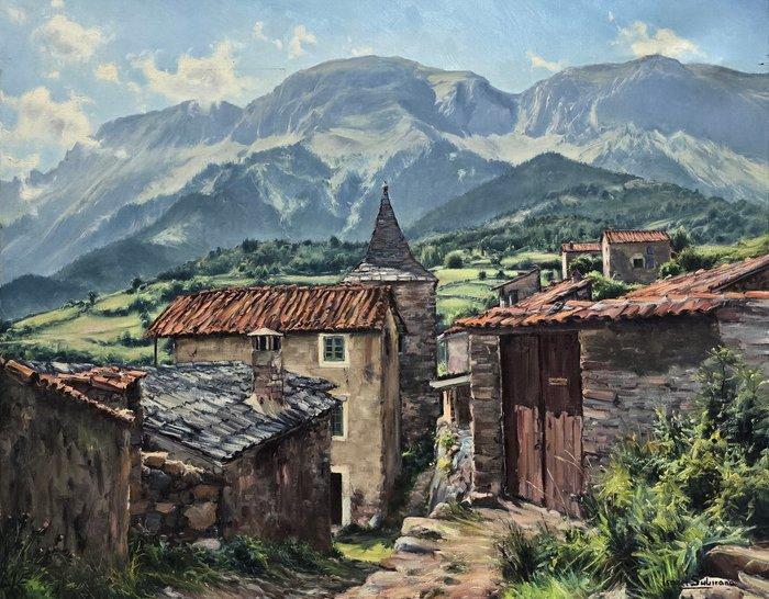 Ismael Subirana (1937) - Valle ancestral, Antiek en Kunst, Kunst | Schilderijen | Klassiek