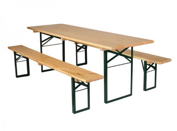 Picknick set / biertafel set huren – €12,50 per dag, Hobby en Vrije tijd, Feestartikelen | Verhuur, Overige, Zo goed als nieuw