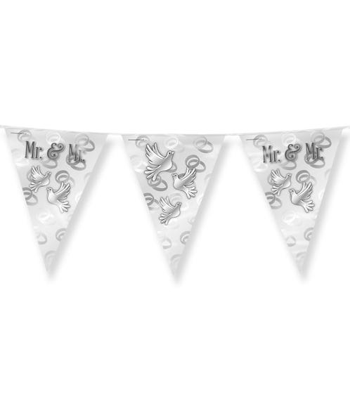 Folie Bruiloft Vlaggenlijn Mannen - Mr. & Mr., Kleding | Heren, Carnavalskleding en Feestkleding, Nieuw, Ophalen of Verzenden