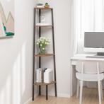 vidaXL Hoekkastje met 4 schappen 45,5x31,5x150 cm, Huis en Inrichting, Kasten | Boekenkasten, Minder dan 50 cm, Verzenden, Nieuw