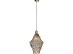 Veiling - Dutchbone Luca Hanglamp Goud M, Huis en Inrichting, Lampen | Hanglampen, Gebruikt