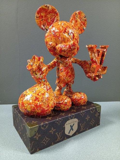 Brother X - Louis Vuitton vs Mickey Mouse : Money & Fashion, Antiek en Kunst, Kunst | Schilderijen | Modern