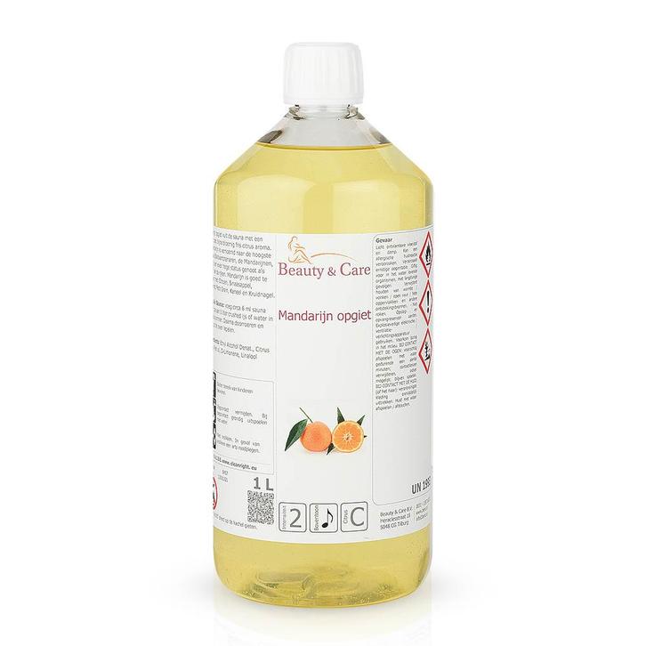 Beauty & Care Mandarijn opgiet 1 L.  new, Sport en Fitness, Sauna, Fins of Traditioneel, Toebehoren, Nieuw, Ophalen of Verzenden