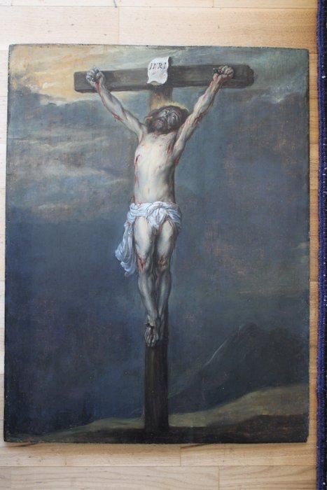 Flämische Schule (XVII-XVIII), After Anthony van Dyck -, Antiek en Kunst, Kunst | Schilderijen | Klassiek