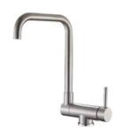 Enkele Handgreep Keukenkraan – Roestvrij, 360° Draaibare Uit, Verzenden, Nieuw