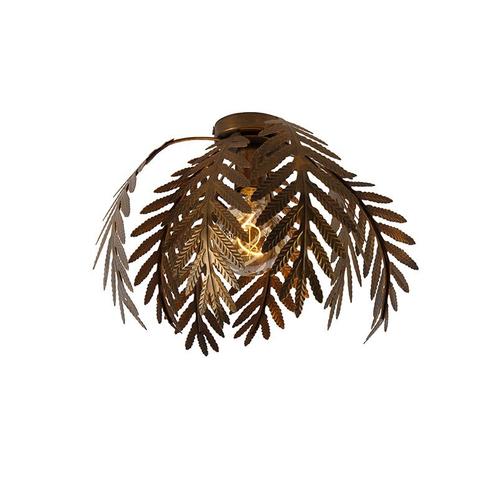 Vintage plafondlamp goud 34 cm - Botanica, Huis en Inrichting, Lampen | Overige