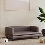 vidaXL Hondenmand 80x45x30 cm kunstleer bruin, Verzenden, Nieuw
