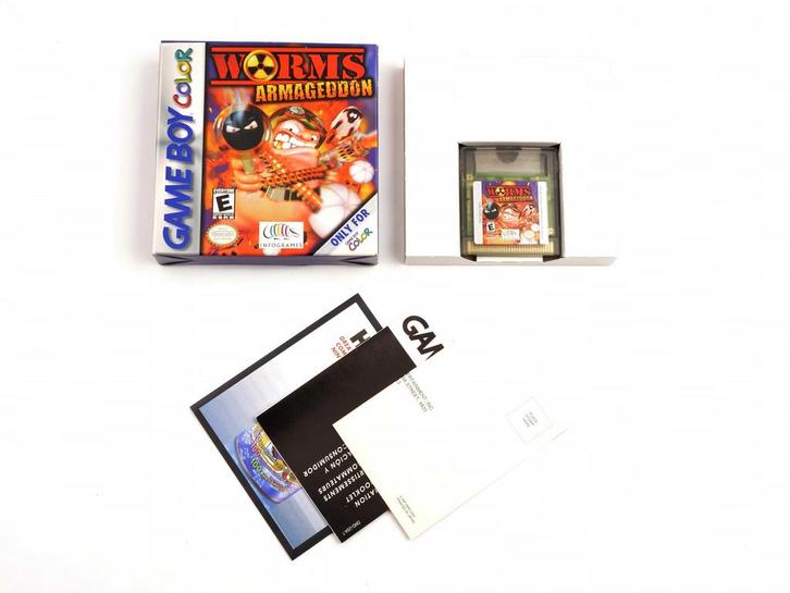 Worms Armageddon [Gameboy Color], Spelcomputers en Games, Games | Nintendo Game Boy, Zo goed als nieuw, Ophalen of Verzenden