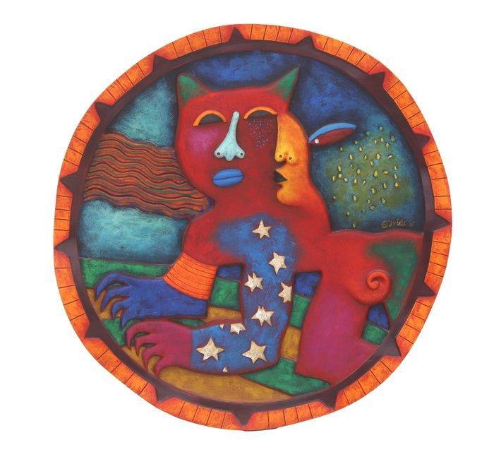 Clemens Briels (1946) - Persona mystica, Antiek en Kunst, Kunst | Schilderijen | Modern