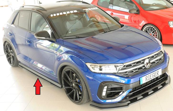 Sideskirt | Volkswagen | T-Roc | Rieger Tuning | R | Ongespo, Auto-onderdelen, Carrosserie en Plaatwerk, Nieuw, Volkswagen, Verzenden